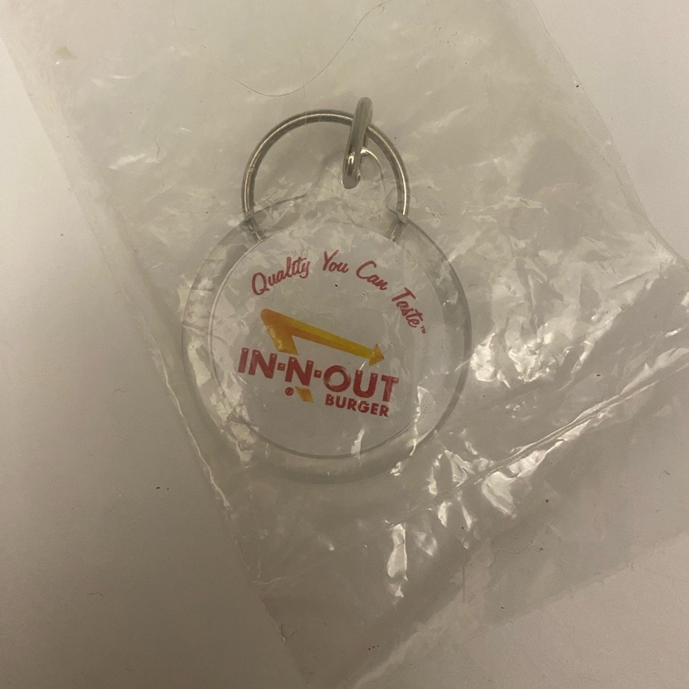 In And Out Burger Keychain